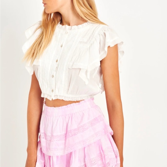 Loveshackfancy Ruffle Mini Skirt - Picture 5 of 5